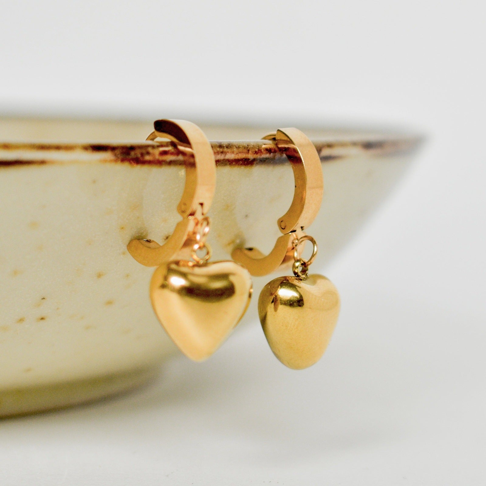 amore huggies earrings for women