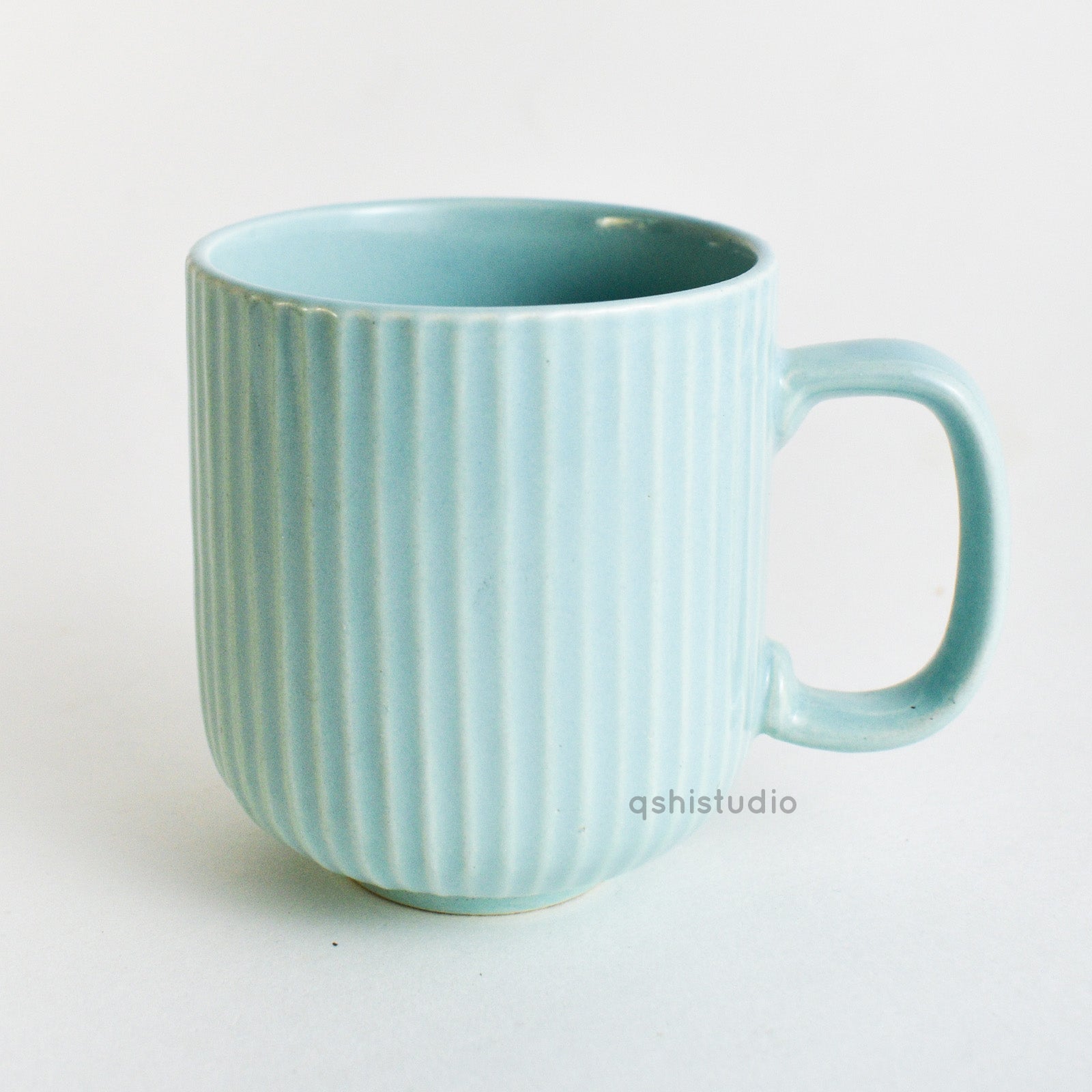 Aesthetic Handmade Ceramic Coffee Mug - Blue Lagoon