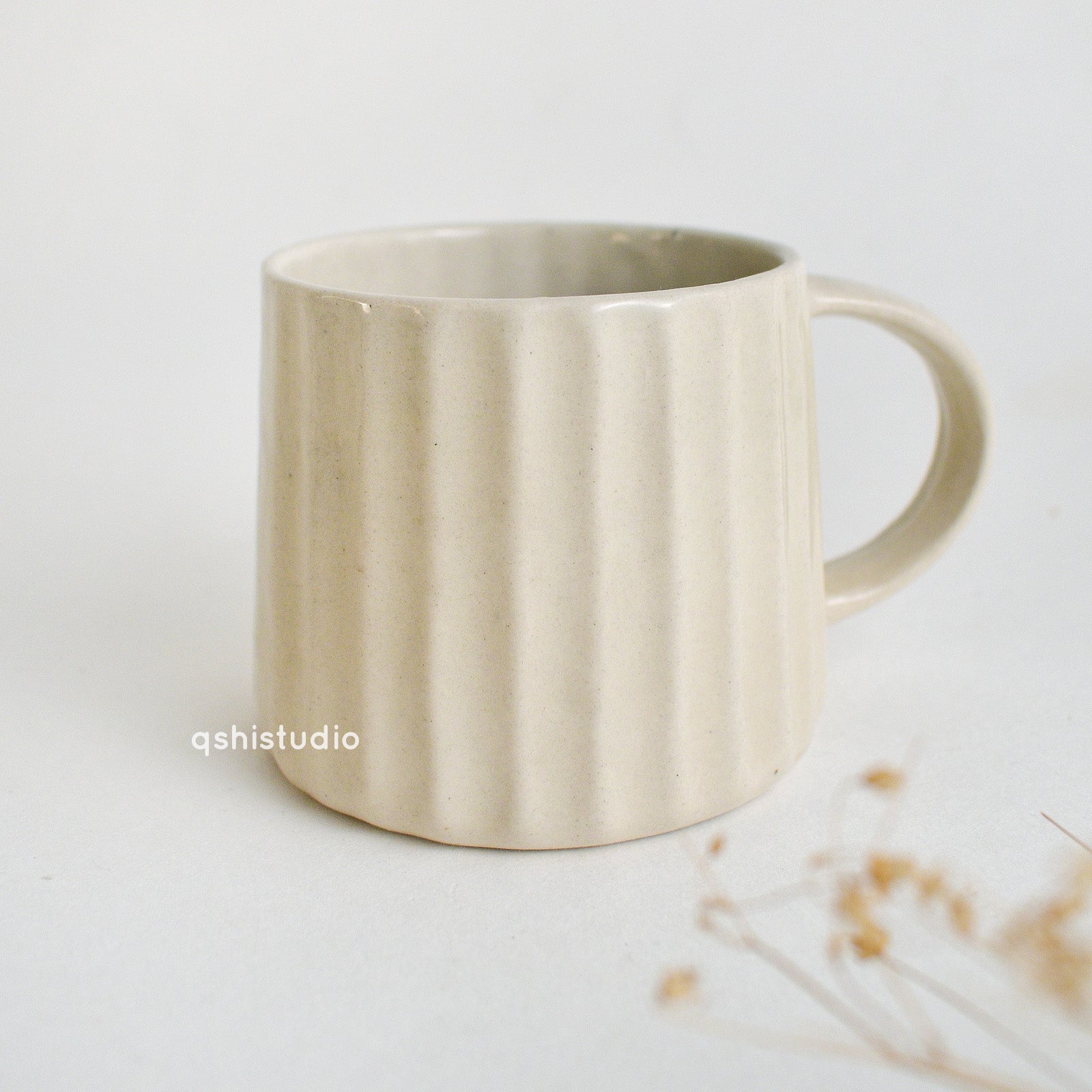 Handmade Ceramic Cups - Cream Brew