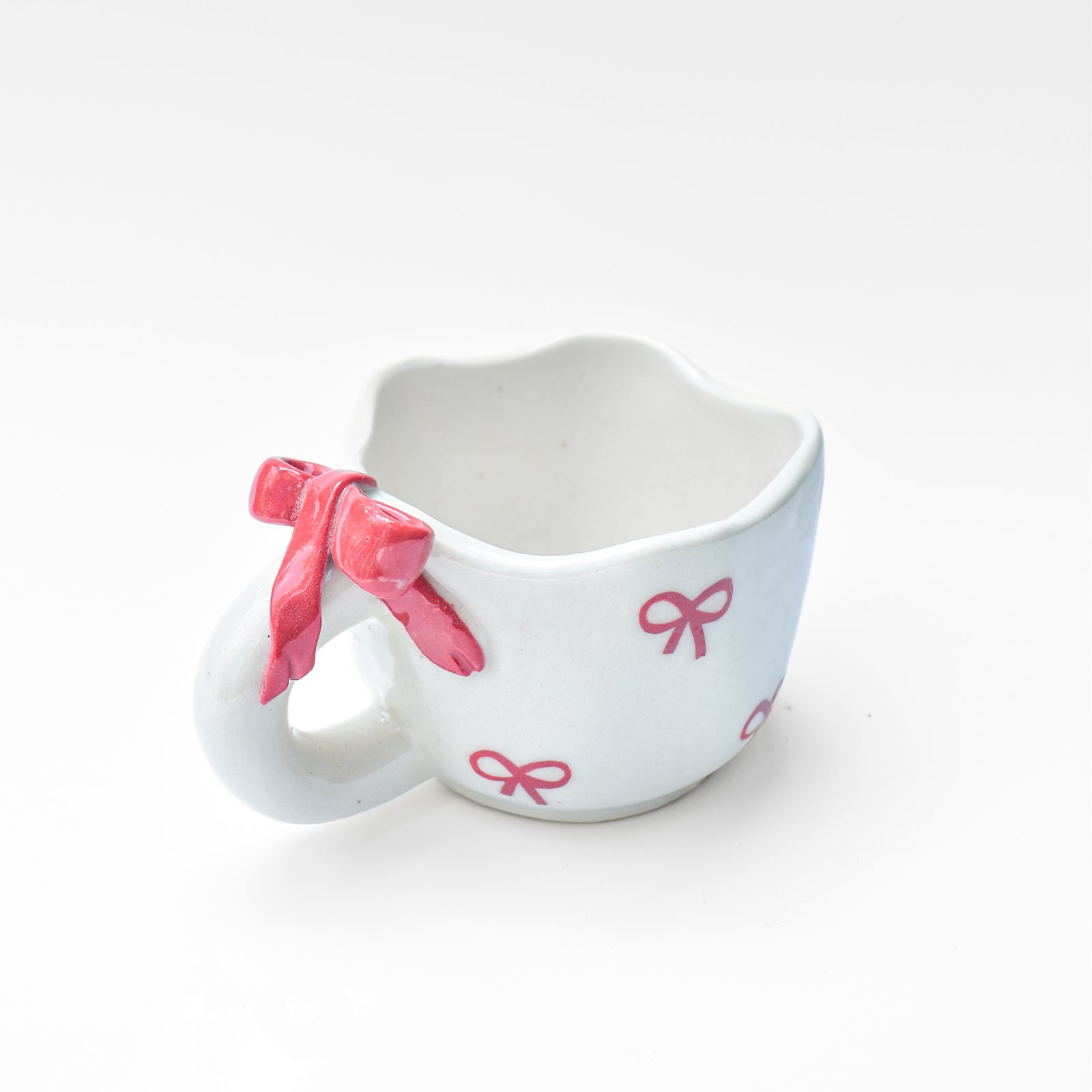 Cute Ceramic Mug - Bow