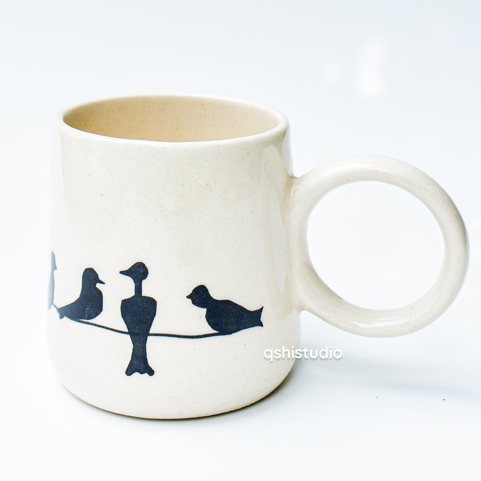 Handmade Ceramic Mug - Birdy