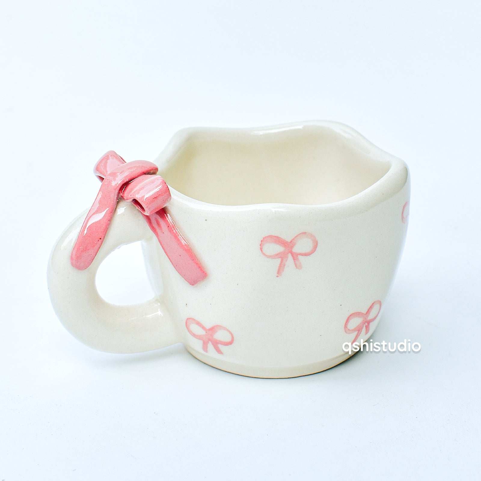 Cute Ceramic Mug - Bow