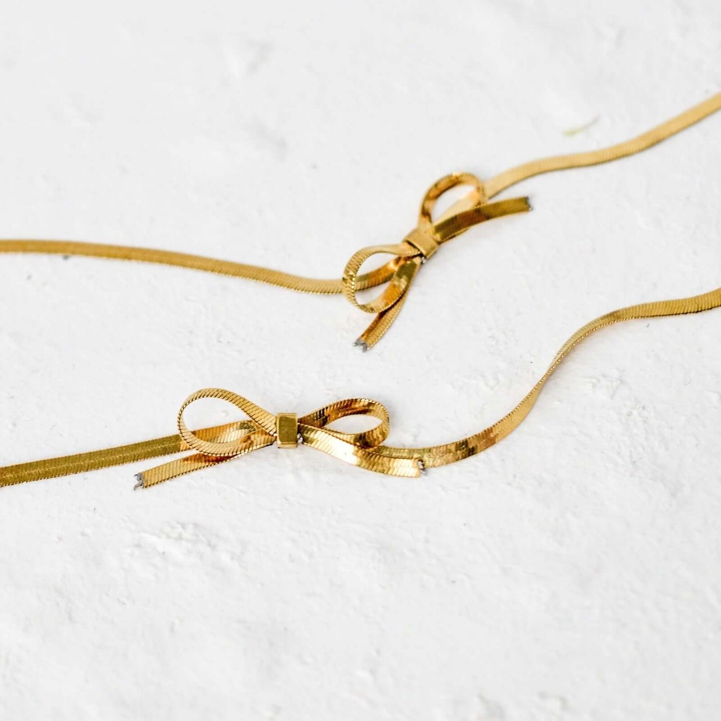 Ribbon Bow Necklace Cum Bracelet