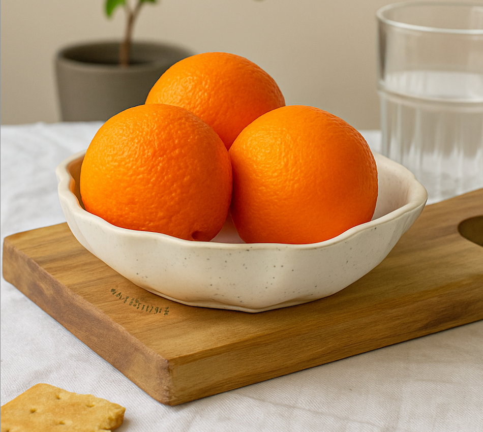 Fancy Ceramic Bowl - Blue Speckle