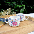 Ceramic Coffee Mug - Pink Garden