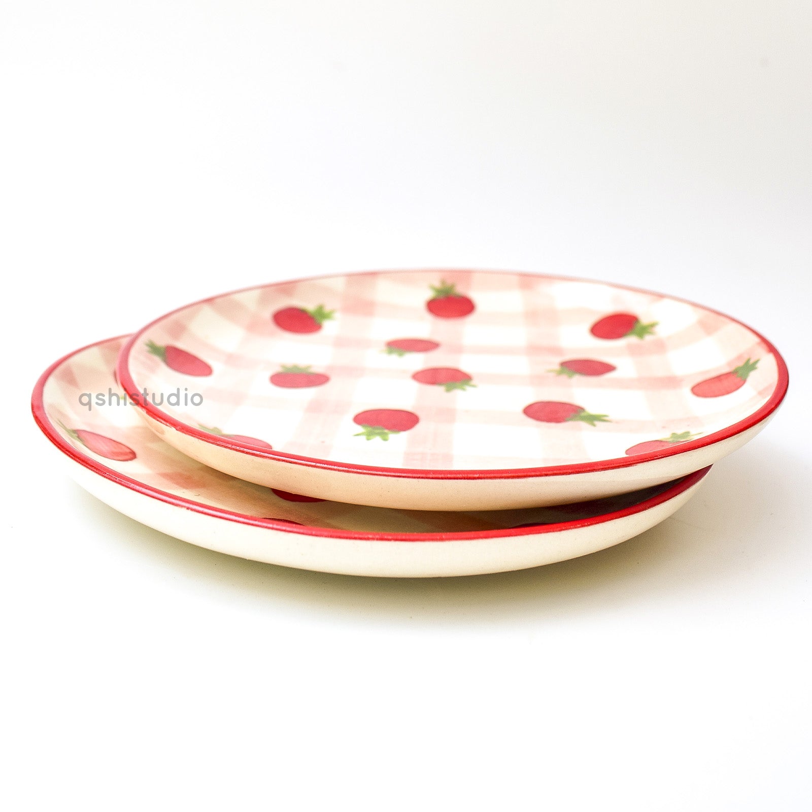 Cute Dessert Plate - Cherry Tomato (7 inches)