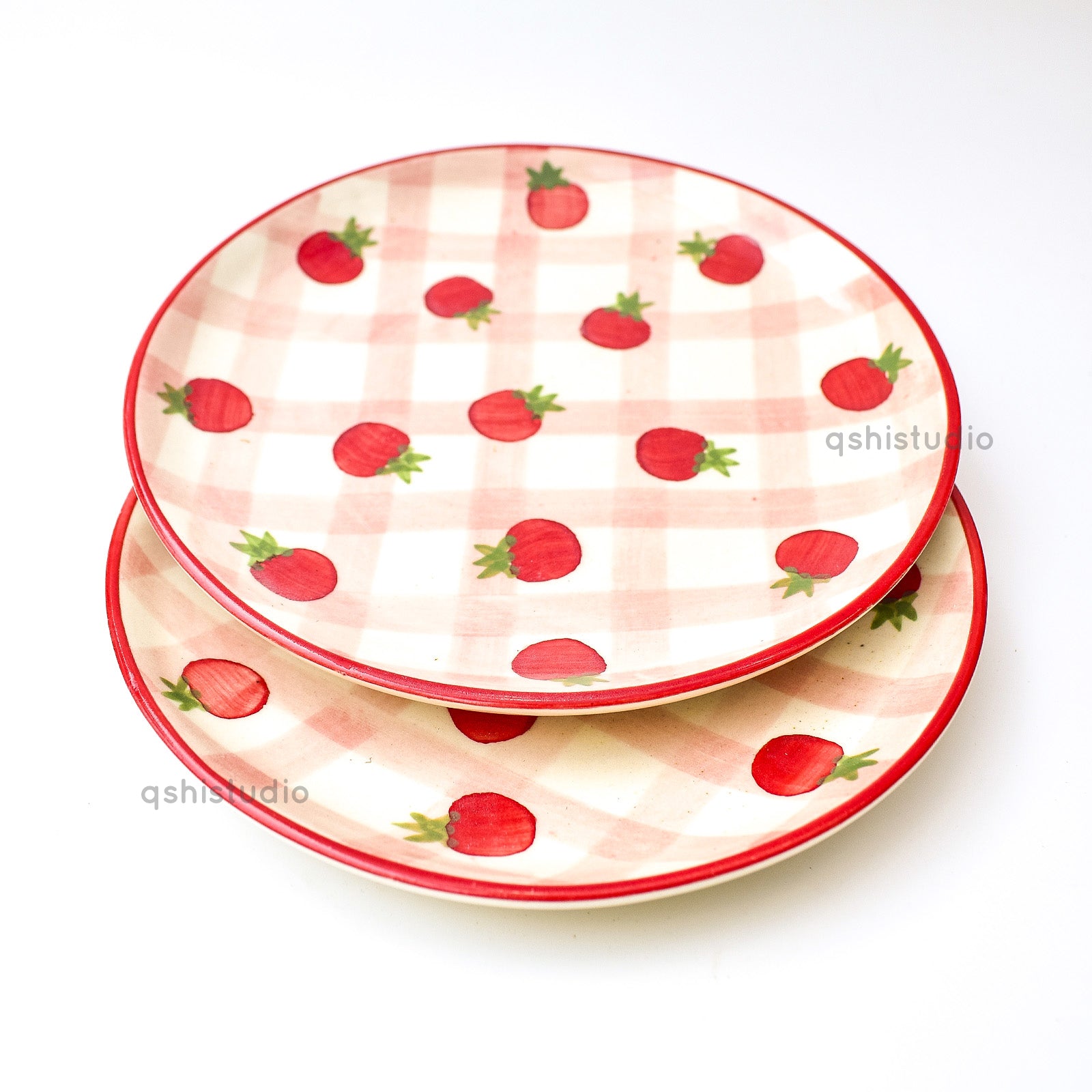 Cute Dessert Plate - Cherry Tomato (7 inches)