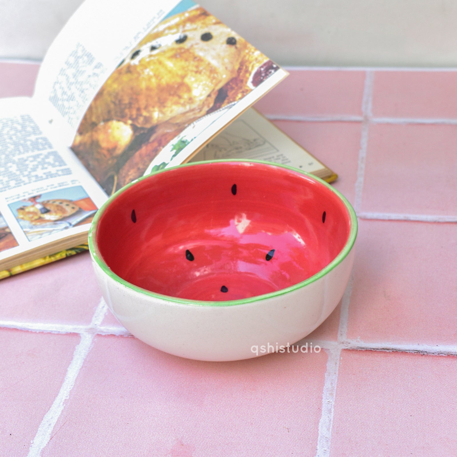 Cute Ceramic Bowl - Watermelon