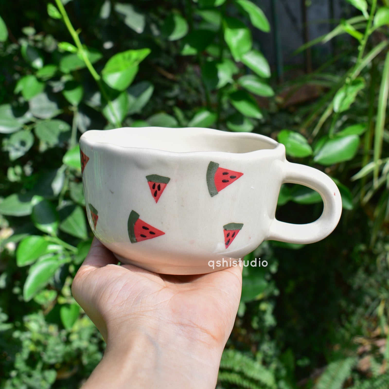 Ceramic Handmade Mug - Watermelon