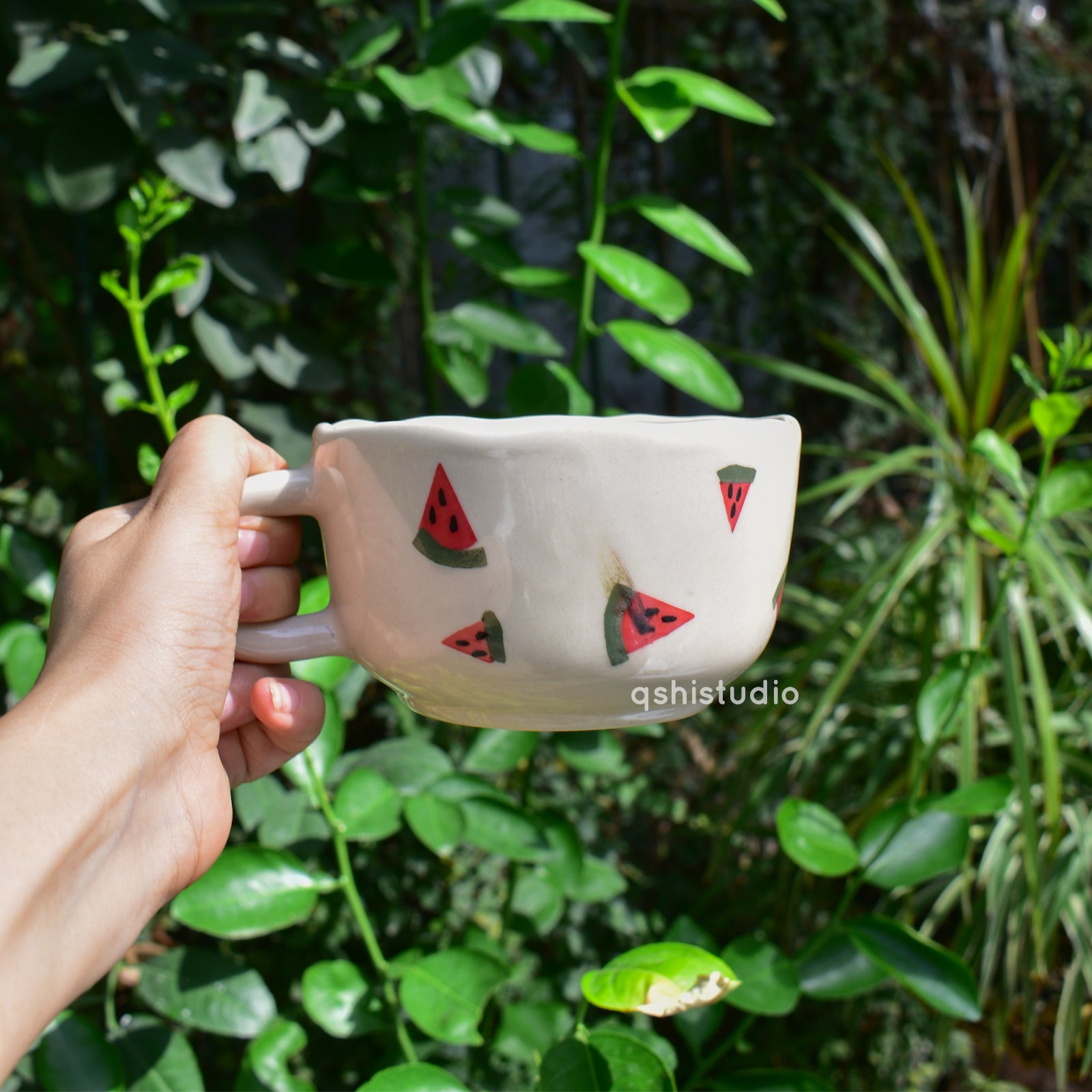 Ceramic Handmade Mug - Watermelon
