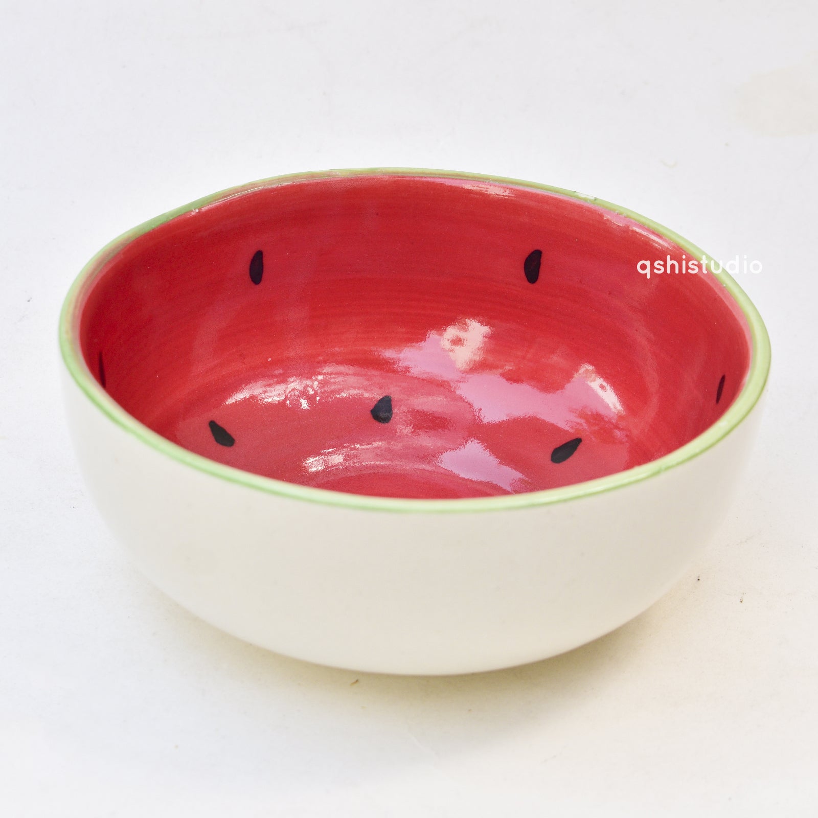 Cute Ceramic Bowl - Watermelon & Kiwi (set of 2)