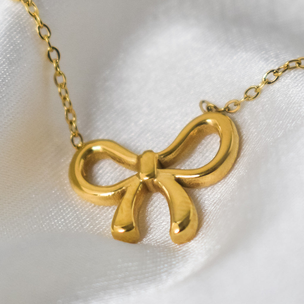 Bow Trendy Anti Tarnish Necklace for Women