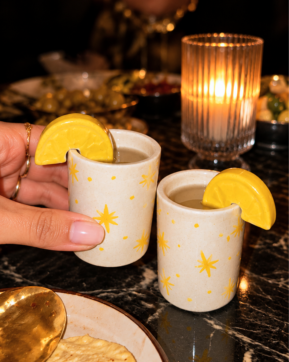 Ceramic Shot Glass - Sparkle