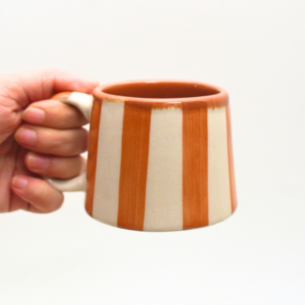 Coffee mug - Brown Stripe
