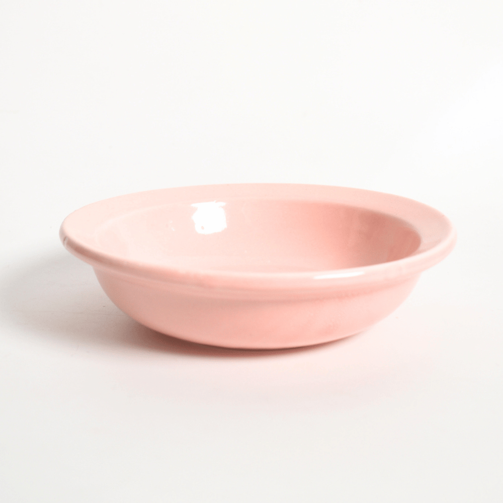 Ceramic Pasta Bowl - Pink Heart