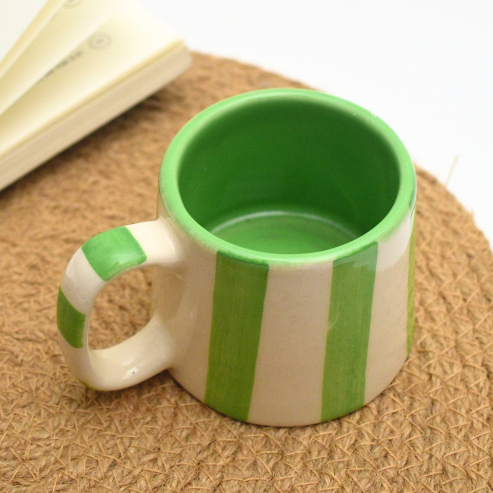 Coffee mug - Green stripe