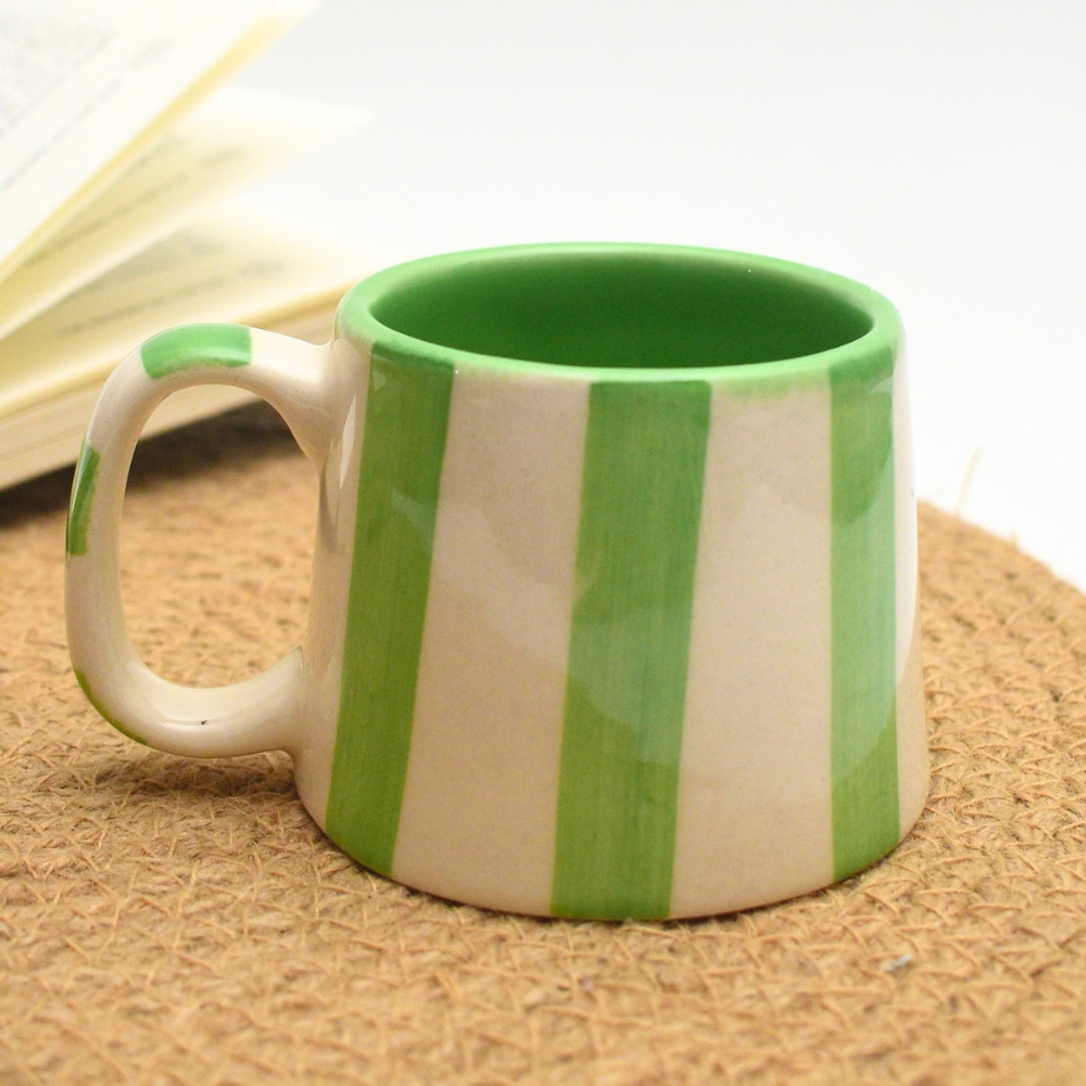 Coffee mug - Green stripe