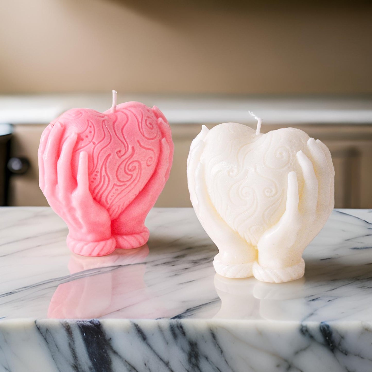 Scented Valentine Candle Set of 2