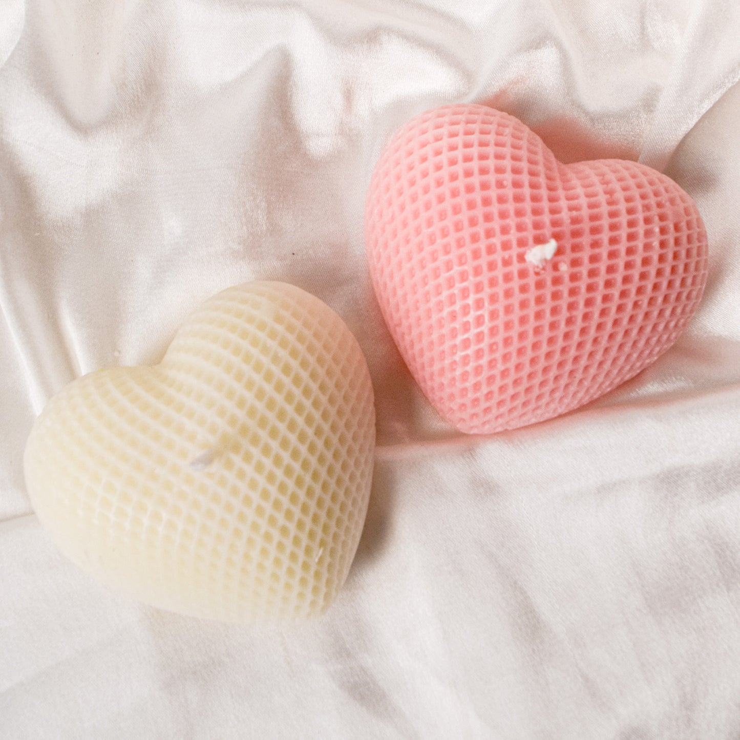 Scented Little Heart Candle Set of 2