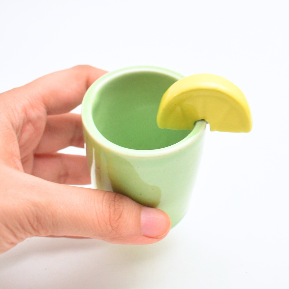 Ceramic Shot Glass - Lime ( Pre-order )