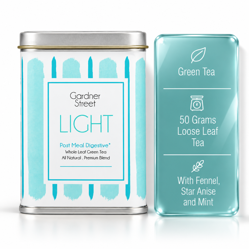 Blue Daisy mug and Light Tea Gift Set