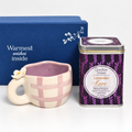 Purple Daisy mug and Lavender Tea Gift Set