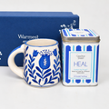 Blue Anar mug and Heal Tea Gift Set