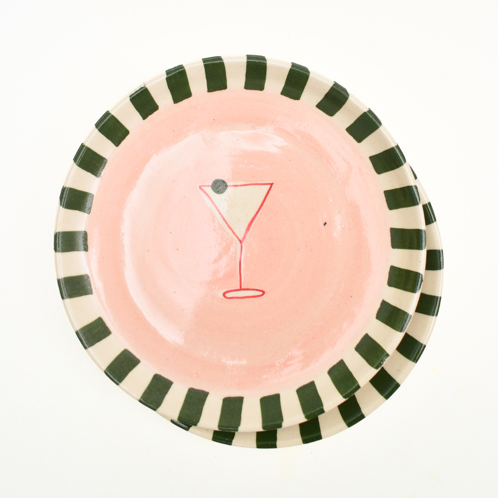 Dessert Plate -  Martini (7 Inches)