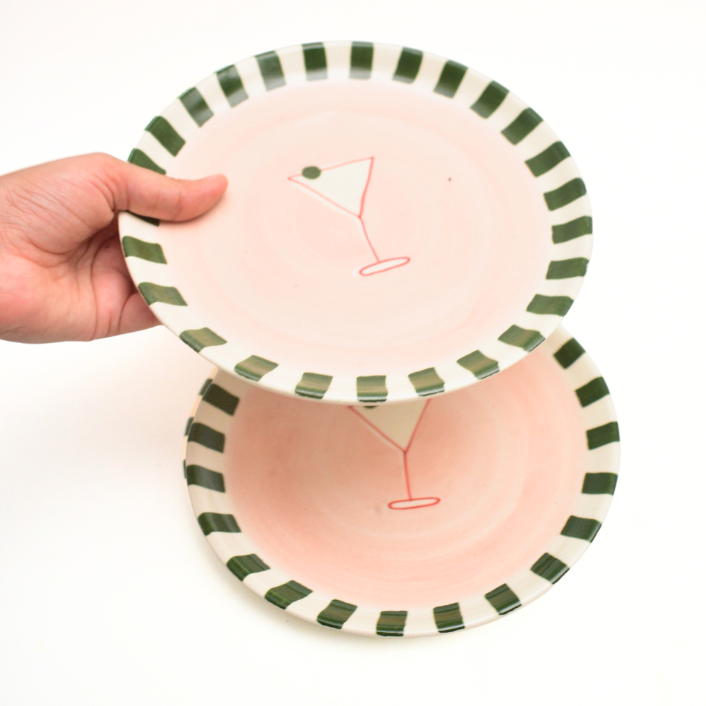 Dessert Plate -  Martini (7 Inches)