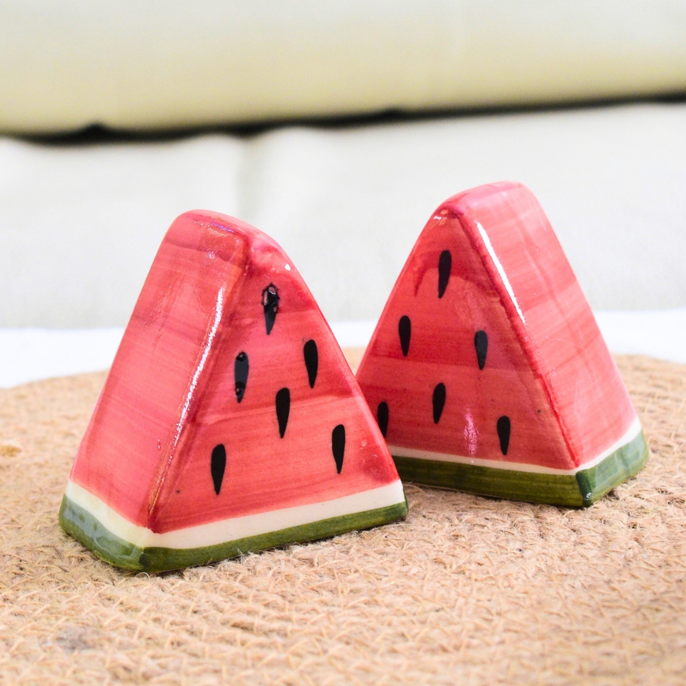 Salt & Pepper Shaker Set Watermelon