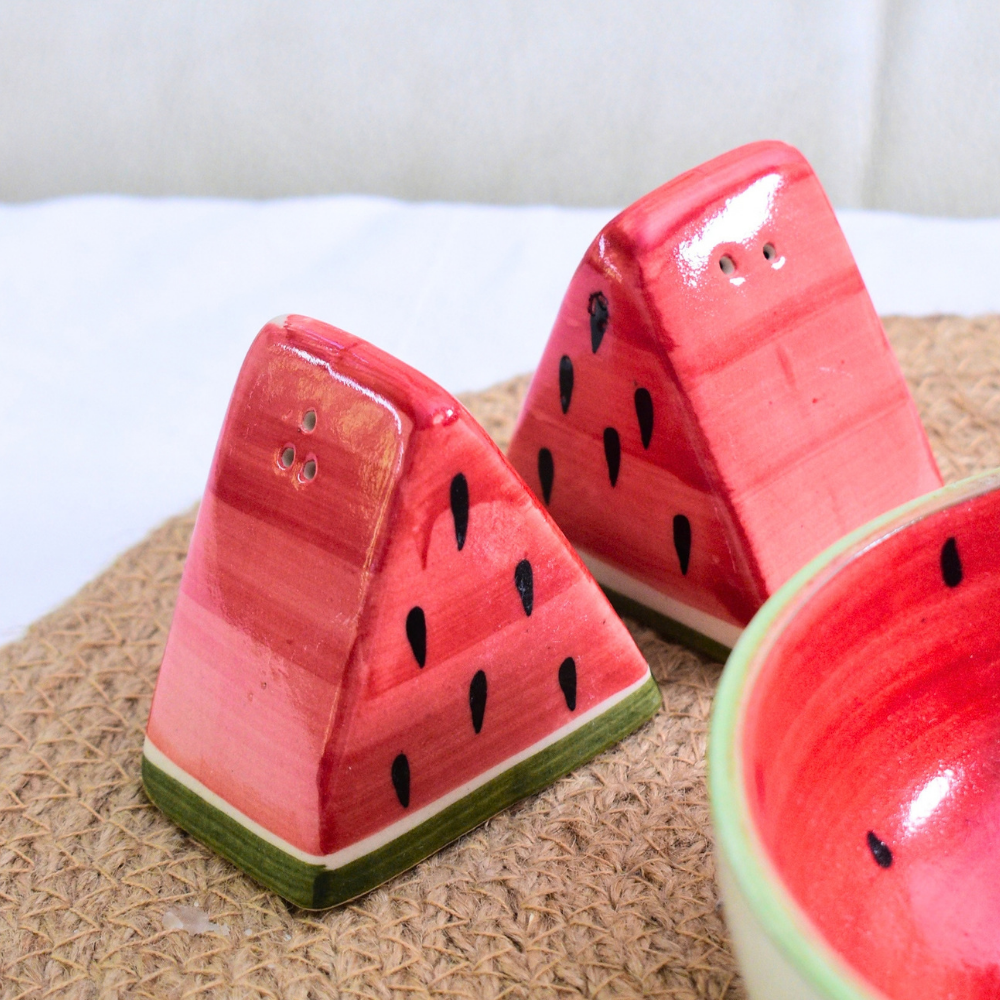 Salt & Pepper Shaker Set Watermelon