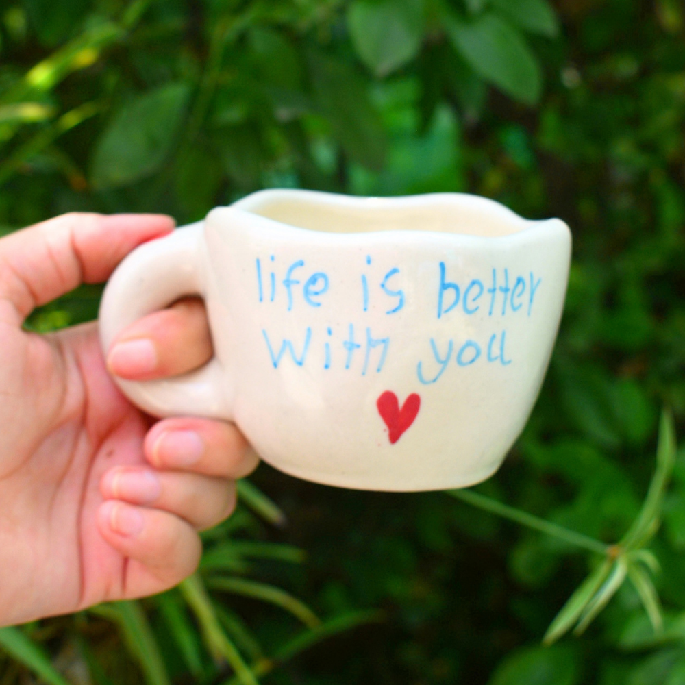 Ceramic cute mug - Better with you