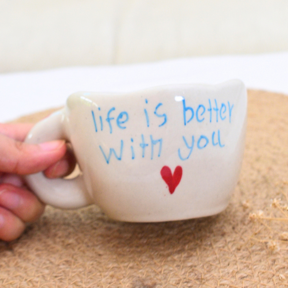 Ceramic cute mug - Better with you