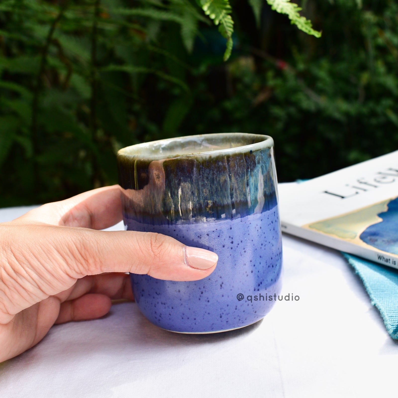 Kulhad Sipper Tea Cup - Dark Blue