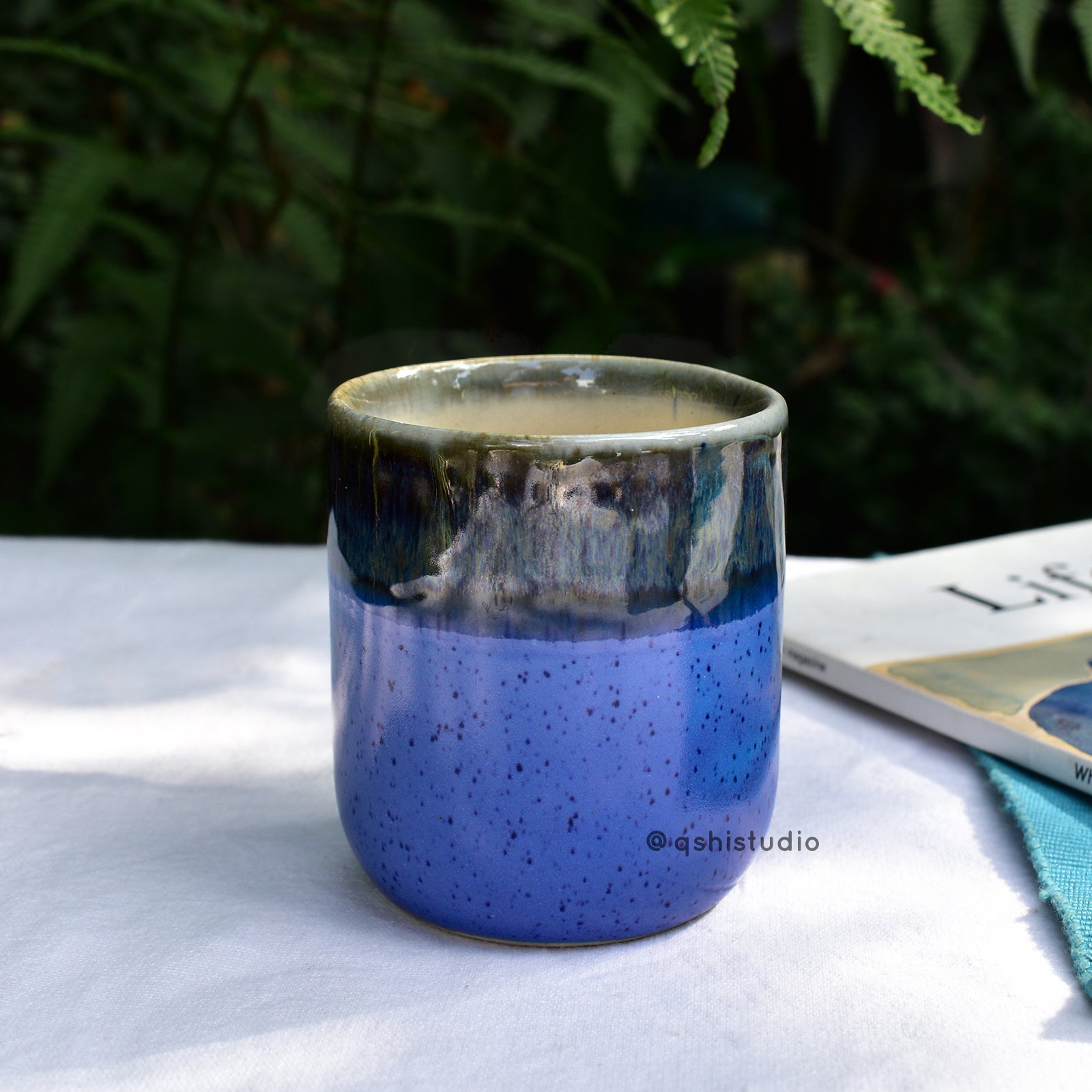 Kulhad Sipper Tea Cup - Dark Blue
