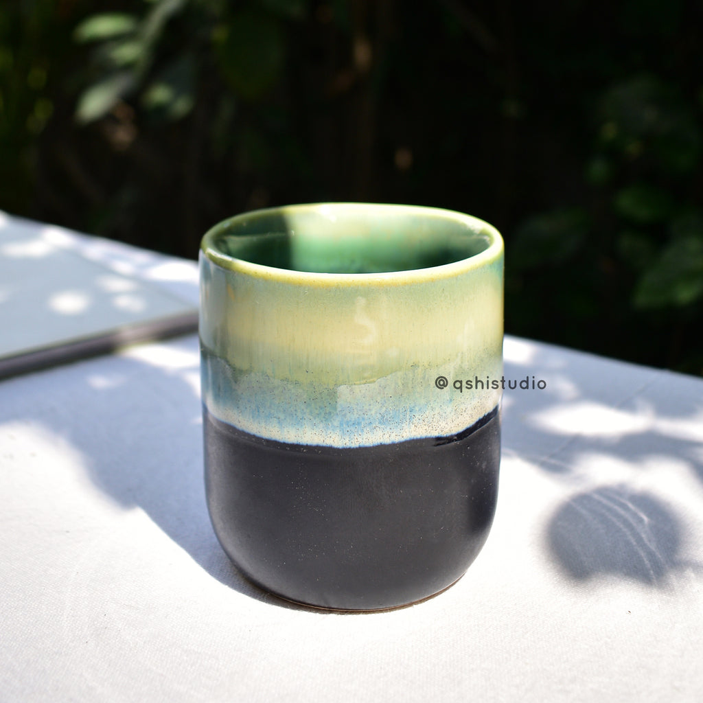 Kulhad Sipper Tea Cup - Black