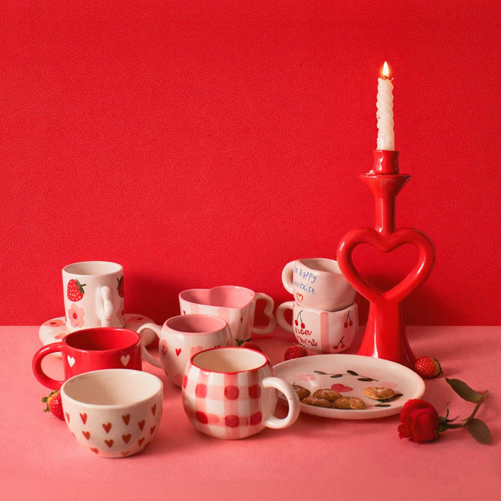 Cute Handmade Bowl - Love Hearts