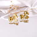 bow studs anti tarnish womens necklaces