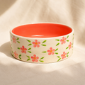 Ceramic Small Bowl - Orange Bloom