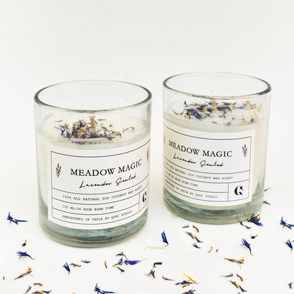 magic meadow scented jar candles