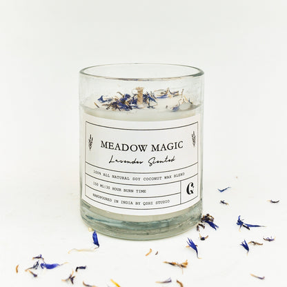 magic meadow scented jar candles