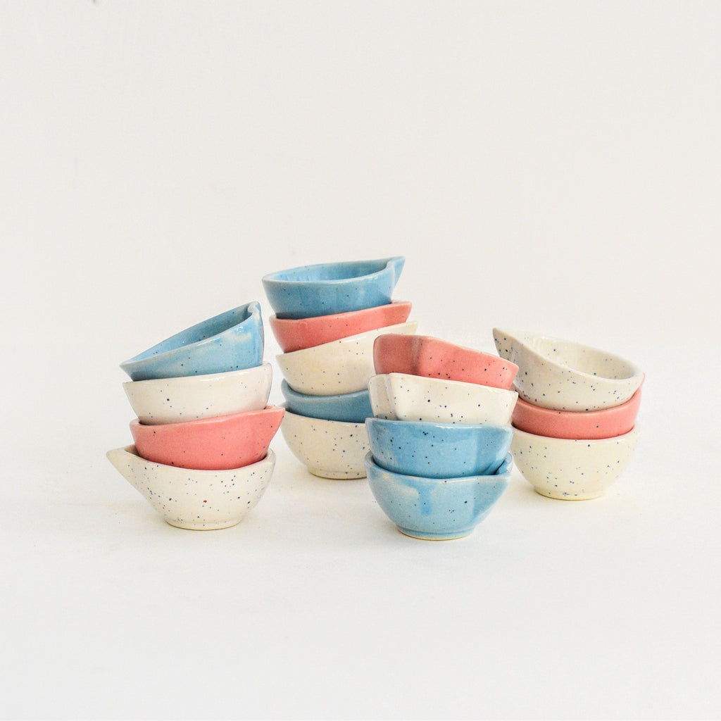 Ceramic Diya - Speckle Ceramic Diya