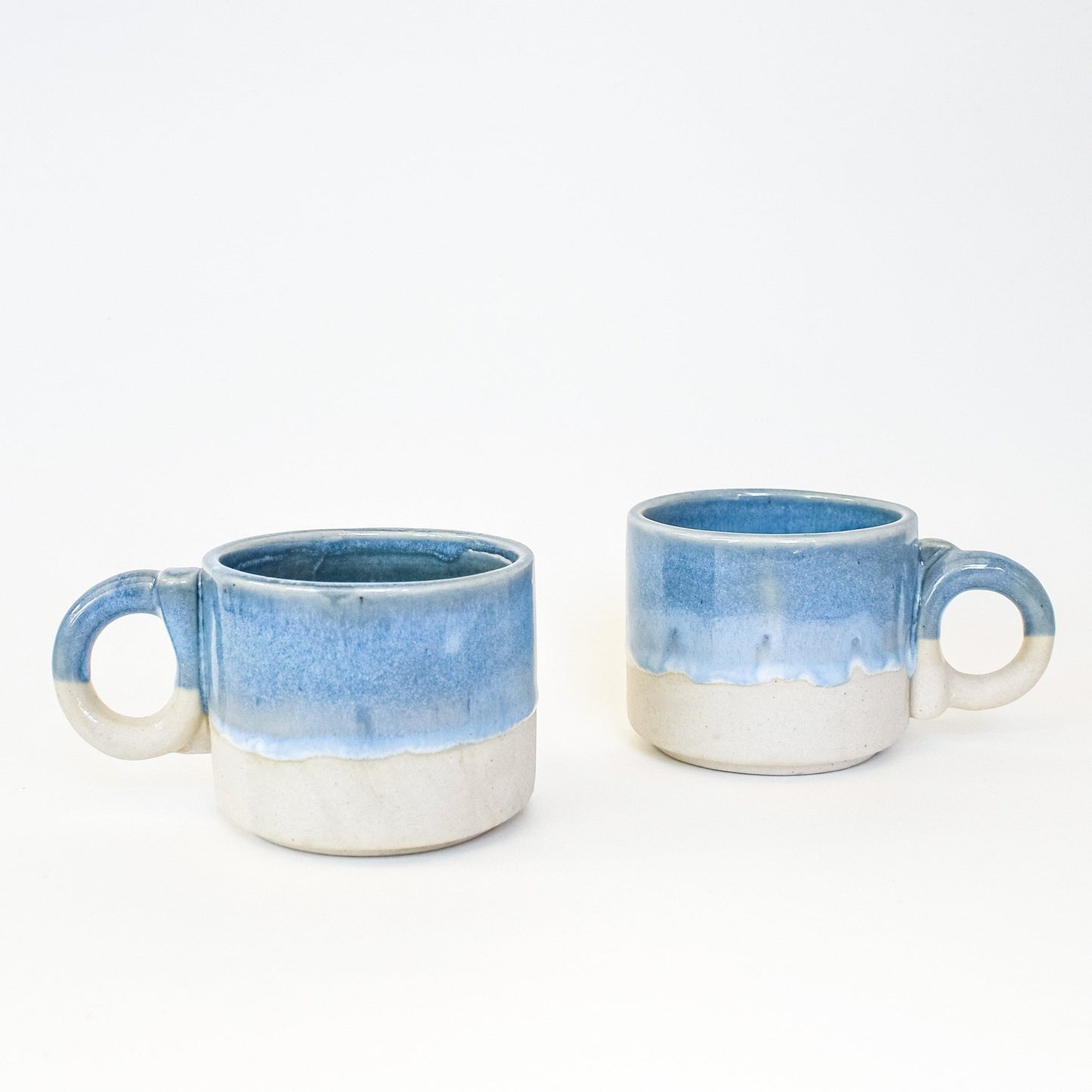 ocean wave ceramic tea cup