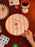 Cute Dessert Plate - Cheers (7 Inches)