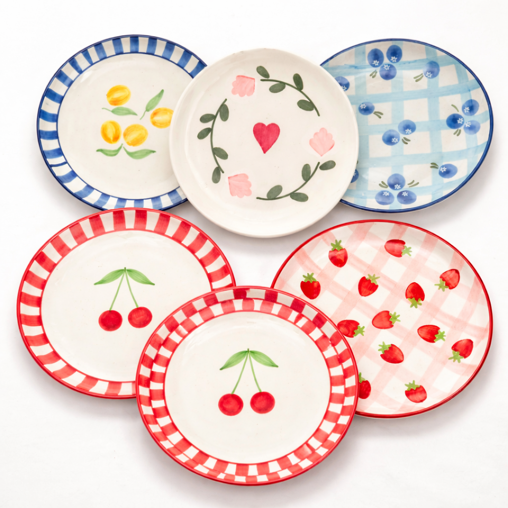 Dessert Plates – Set of 6 Plates (Buy 5 Get 1 free)