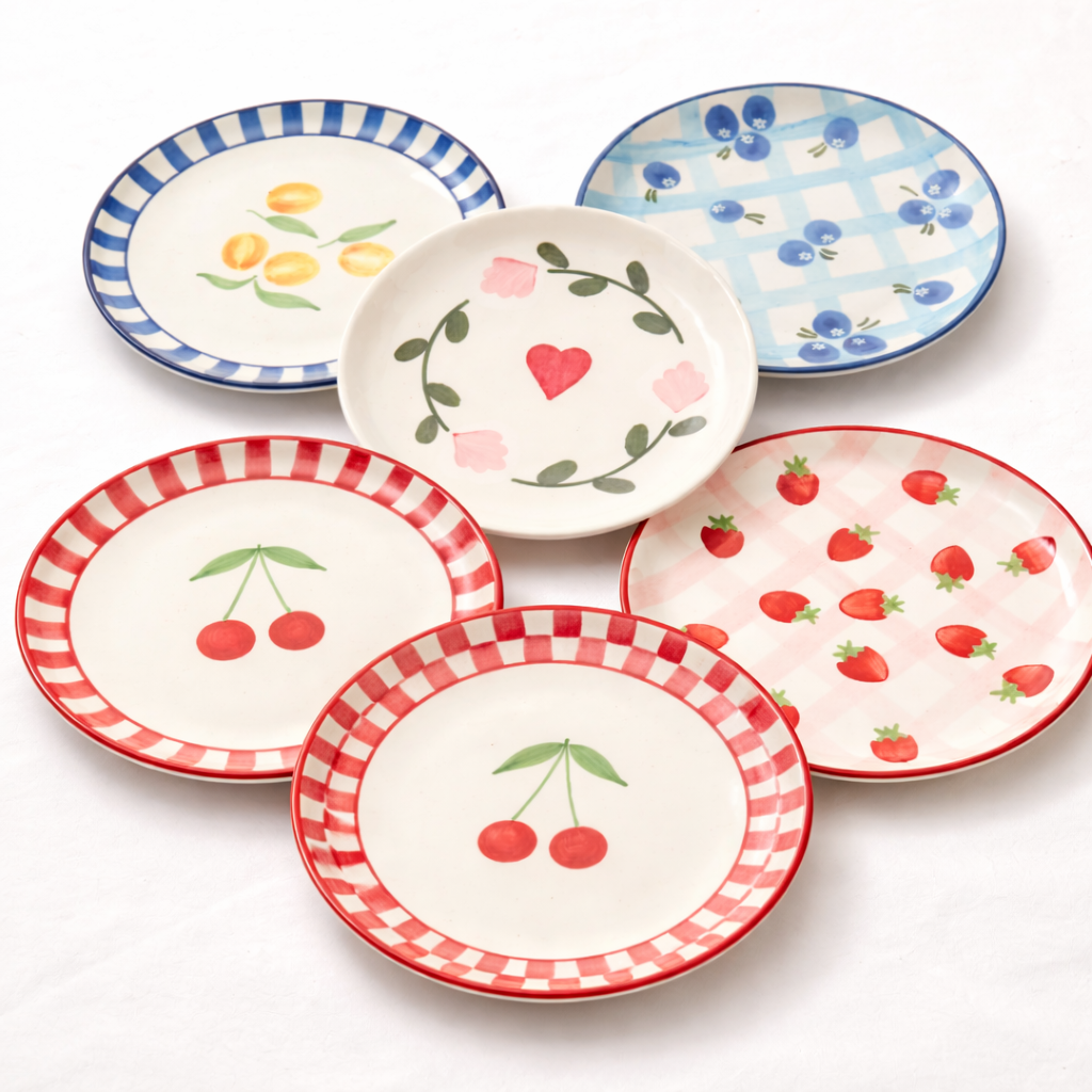 Dessert Plates – Set of 6 Plates (Buy 5 Get 1 free)