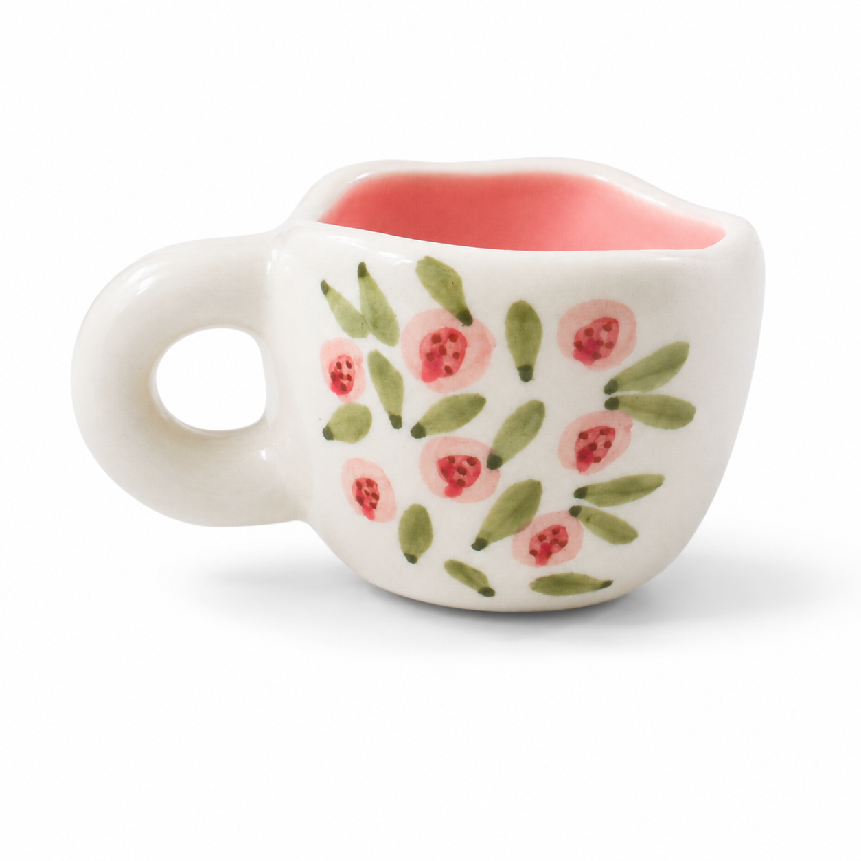 Ceramic Cute Mug - Rosebud
