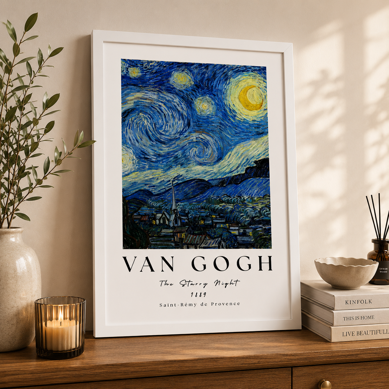 Wall Art Poster - Van Gogh's Starry night