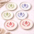 Dessert Anar Flower Plates – Set of 6 Plates (7inches)