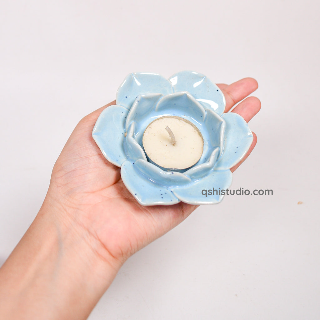 Diya Holder - Lotus Set of 4